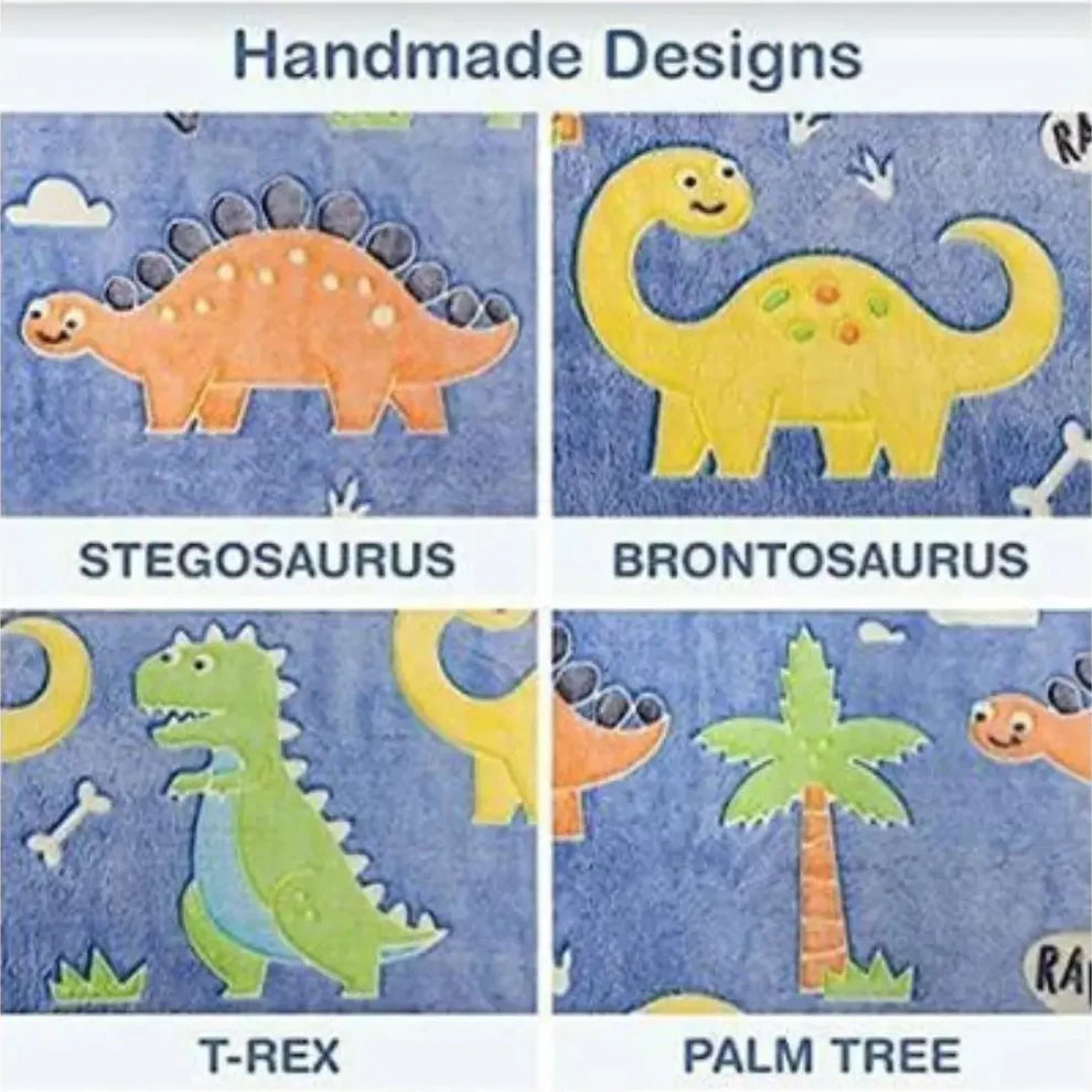 Magic Glow in the Dark Dino Blanket