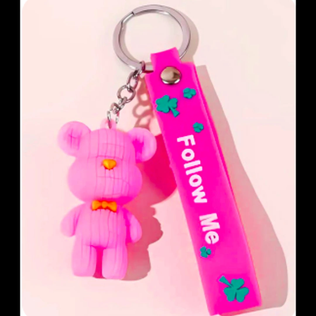 Teddy Cartoon Design Keychains