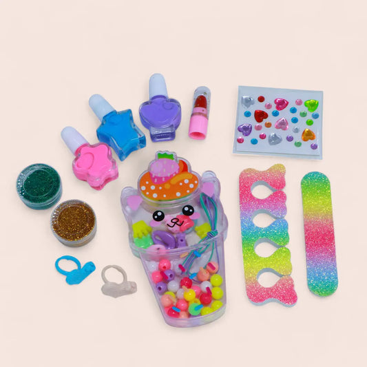 Ultimate DIY Beads Jewelry & Nail Paint Kit - Create, Customize, Enjoy!