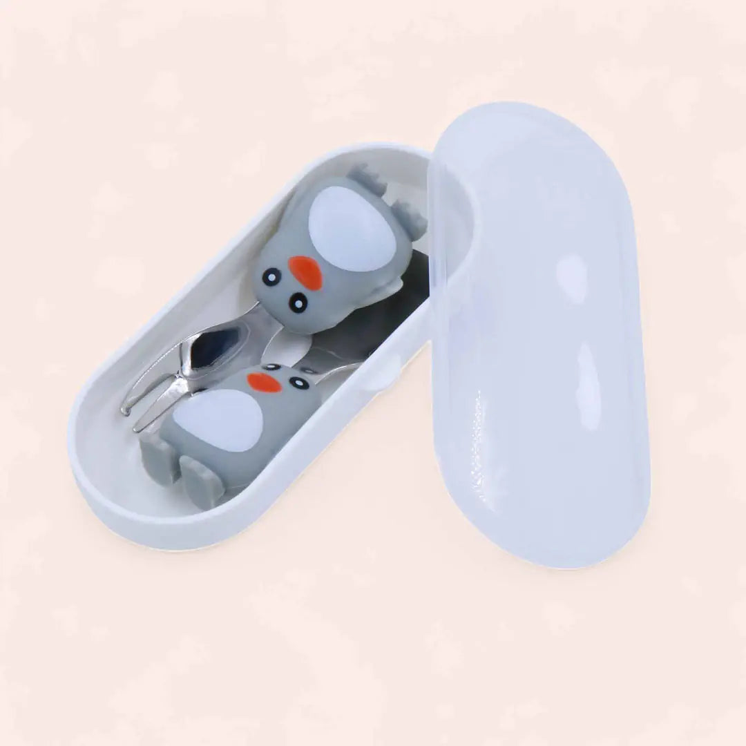Penguin Pal: Spoon & Fork Set with Storage Case