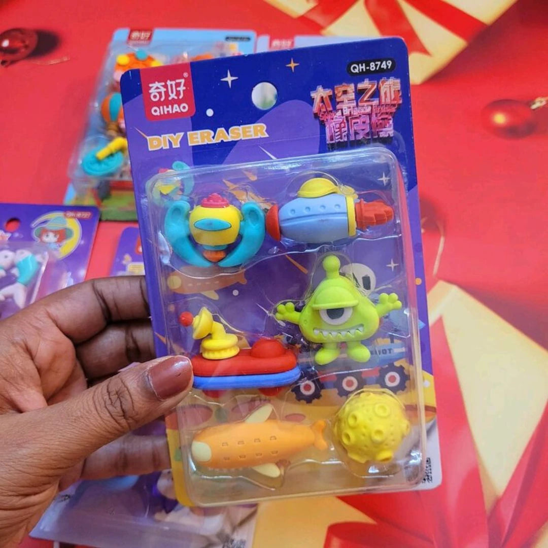 Space Eraser Set ( Pack of 6 )