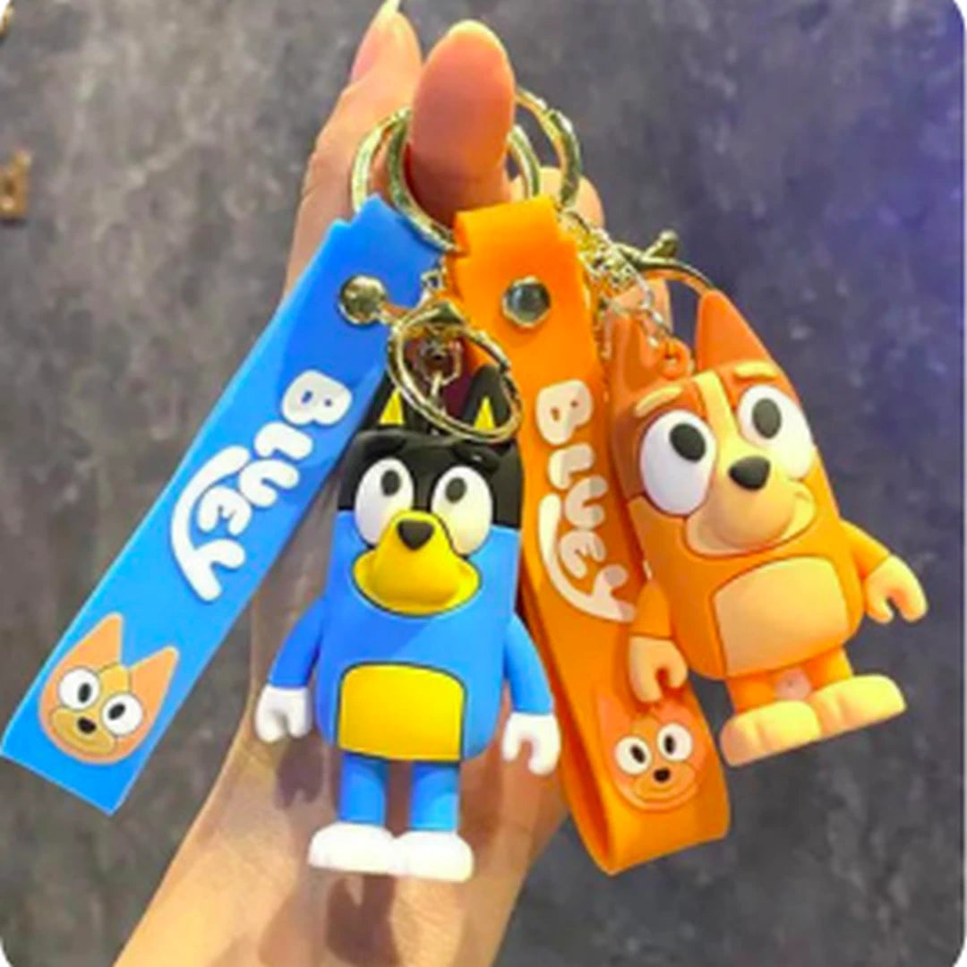Bluey Cartoon Design Keychains