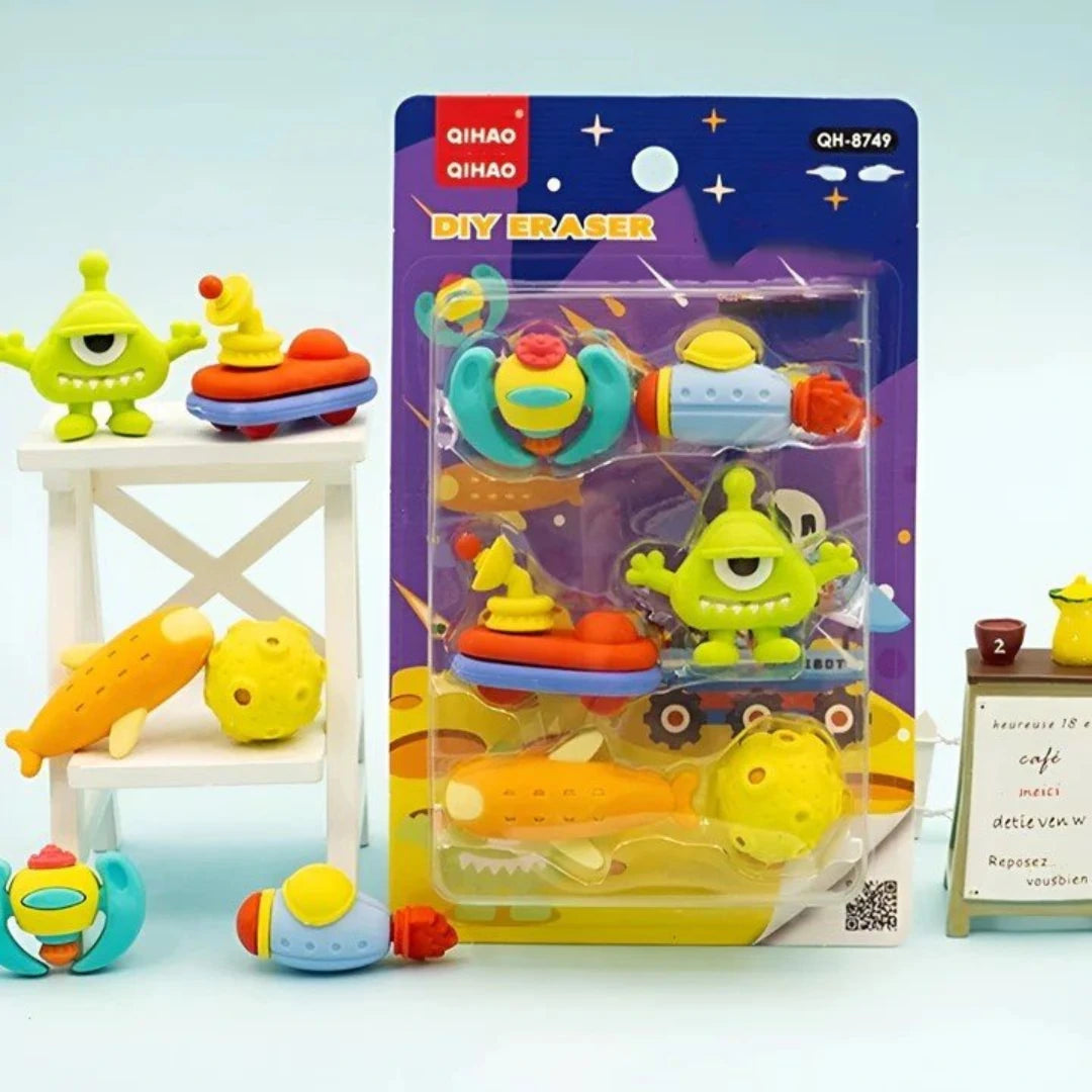 Space Eraser Set ( Pack of 6 )
