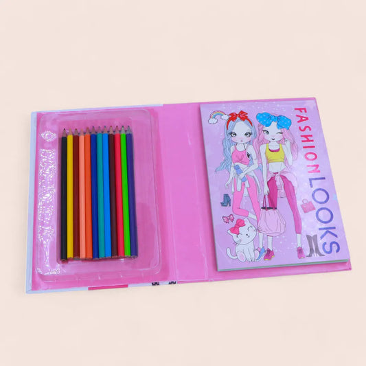 StyleSketch: Fashion Colouring Kit