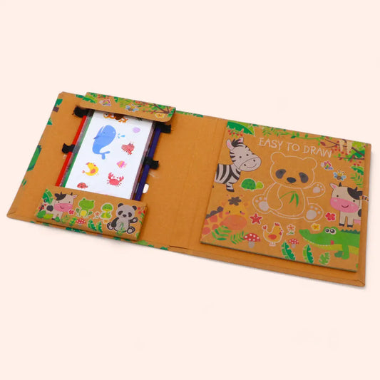 Sticker & Sketch: Animal Adventures