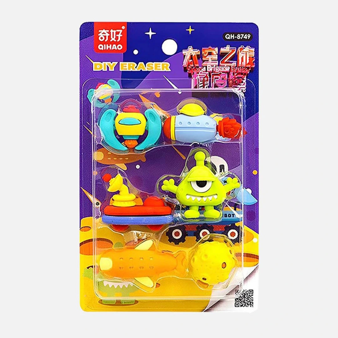 Space Eraser Set ( Pack of 6 )
