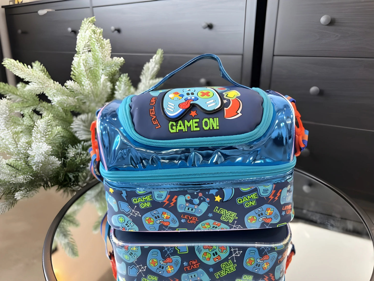 Vest Build-A-Meal Lunch Bag - Construction-Themed Insulated Lunchbag