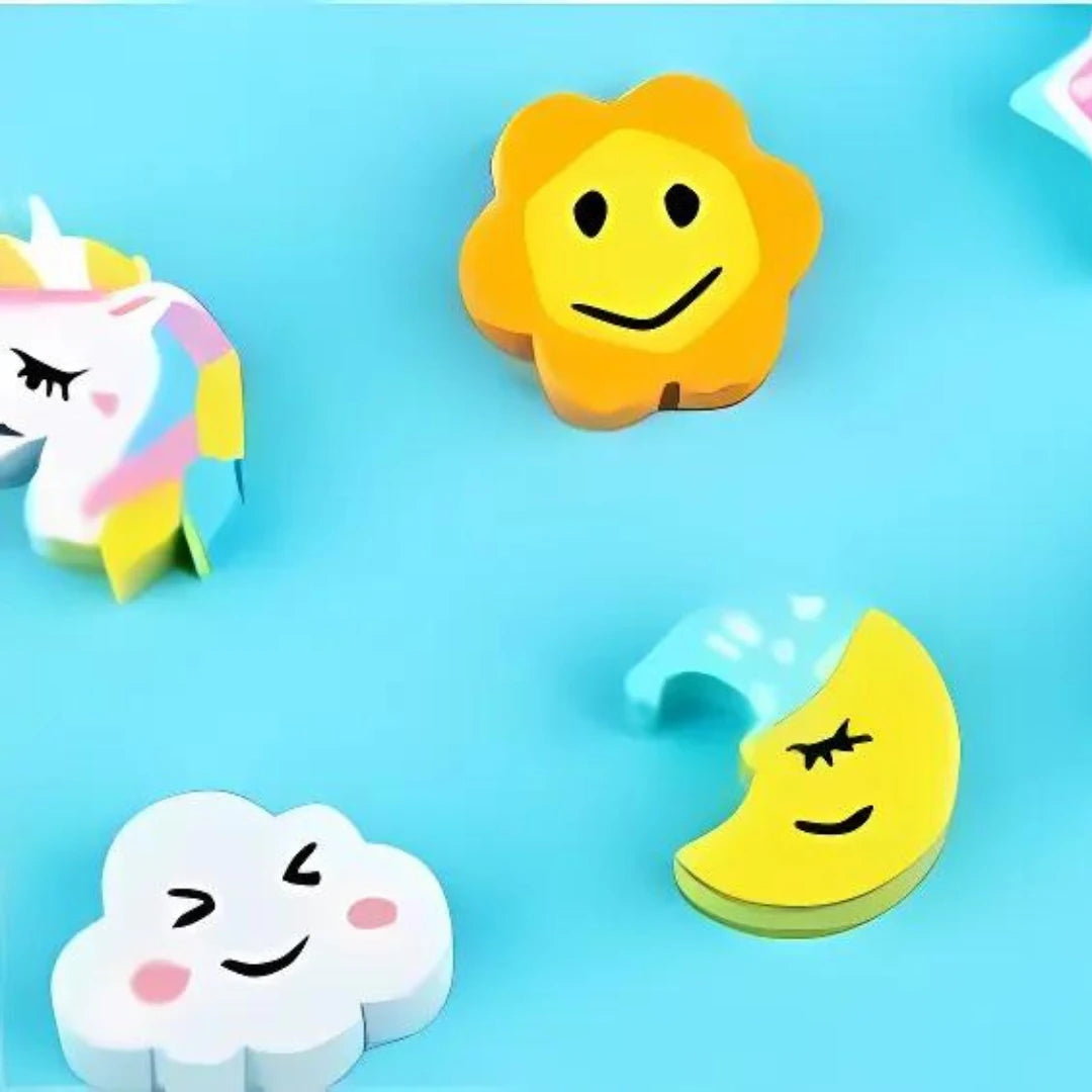 Unicorn Eraser Set