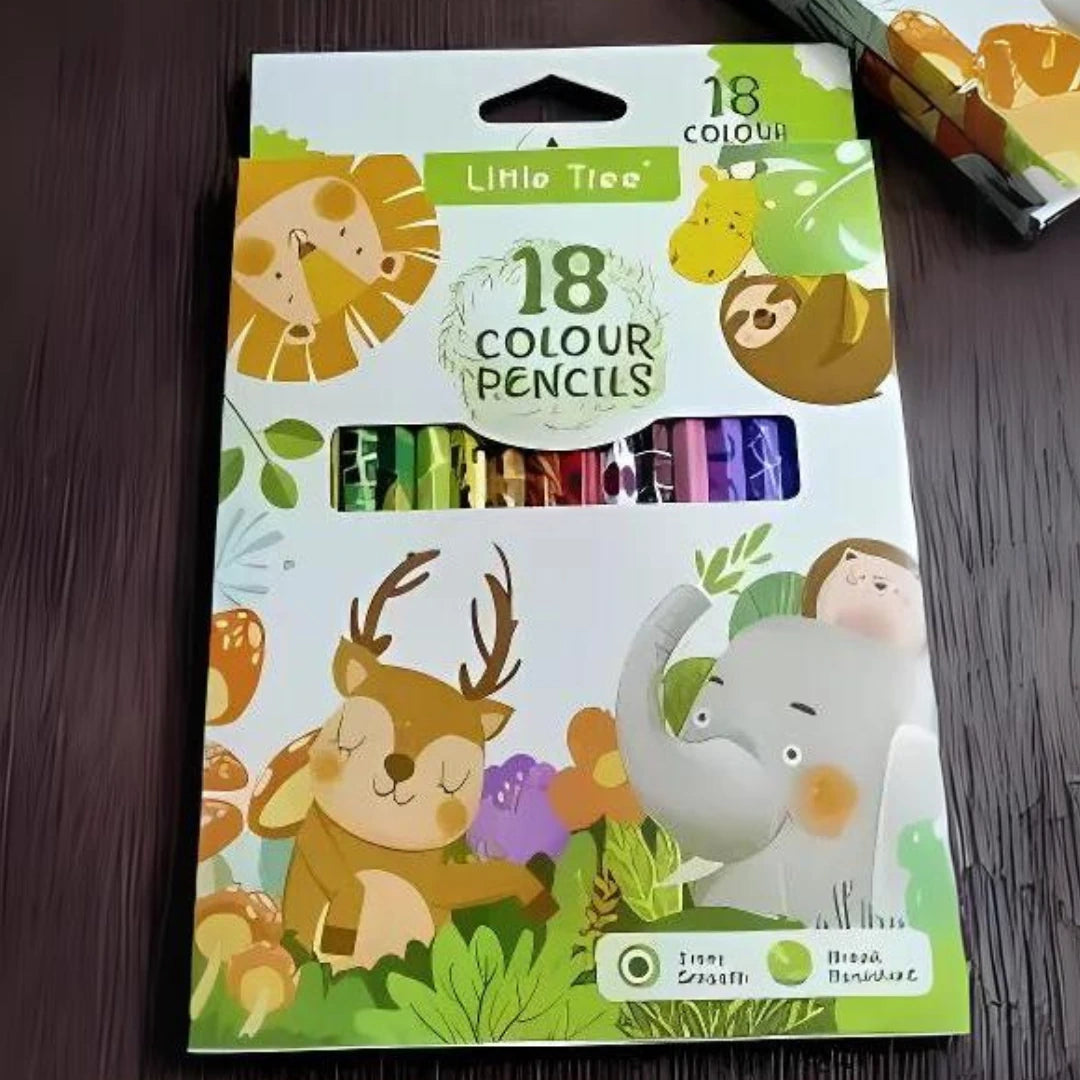 18 Colour Pencil Set