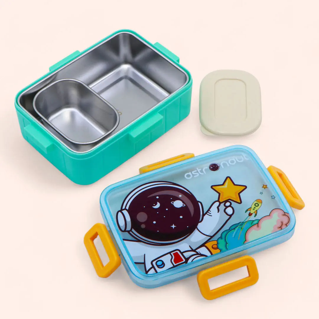 Stainless Steel Lunch Box (1Grid 600ml+Bowl 100Ml)