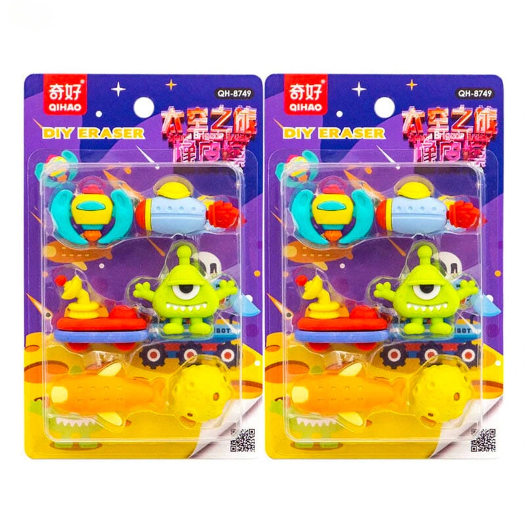 Space Eraser Set ( Pack of 6 )