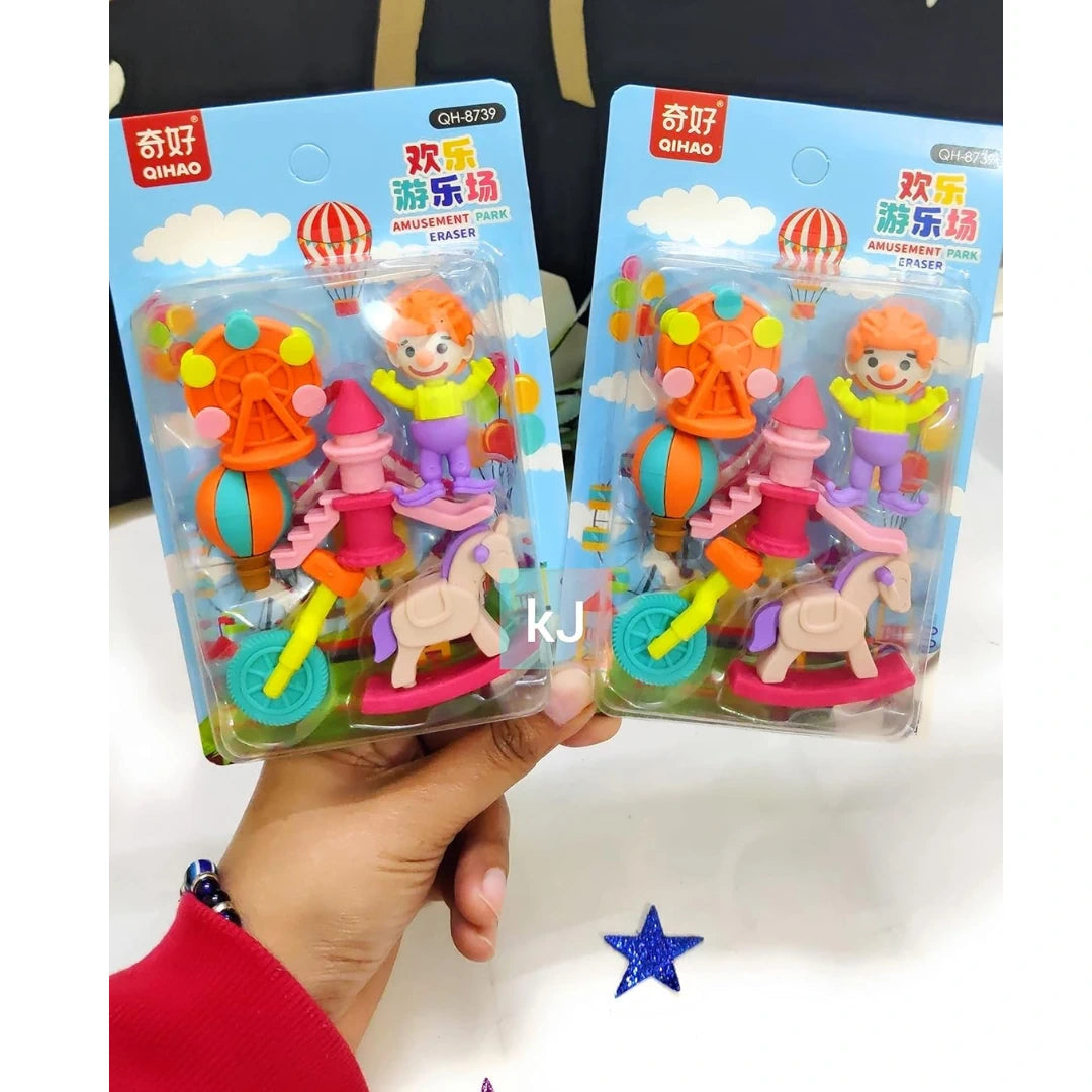 Amusement Eraser Set