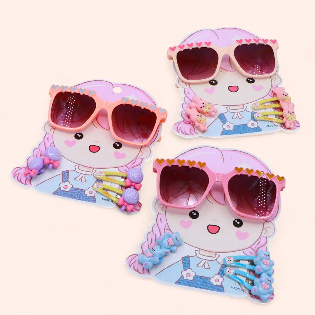 Sunglasses - Hair Accessories Set