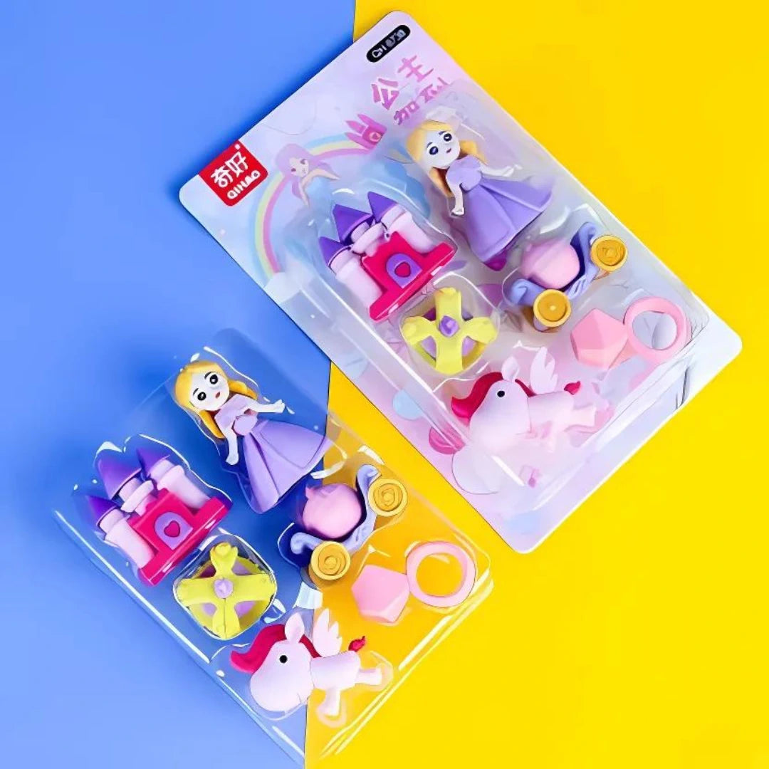 Unicorn Eraser Set (Pack of 6 )