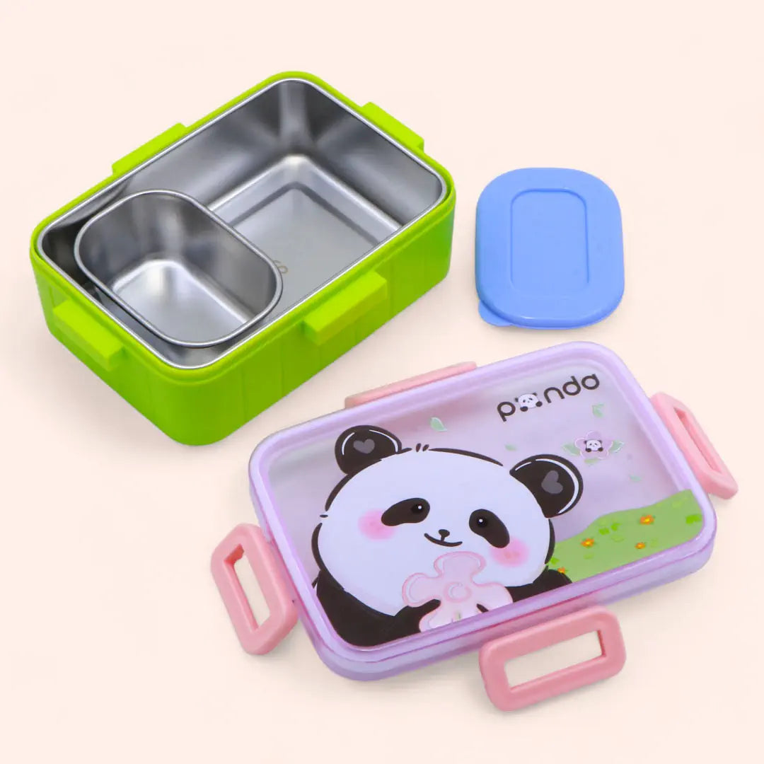 Stainless Steel Lunch Box (1Grid 600ml+Bowl 100Ml)