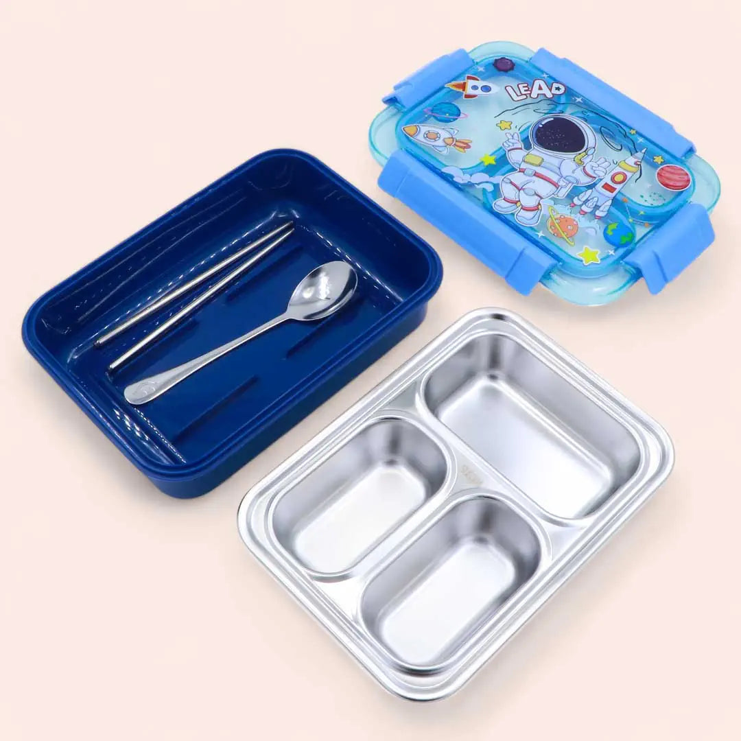 Lunch Bento Box ( 3 Compartments - Leak Proof- 710 Ml)