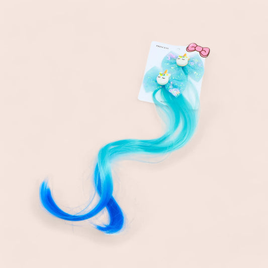 Vibrant Kids' Hair Extensions - Colorful Clip-In Hair Clips
