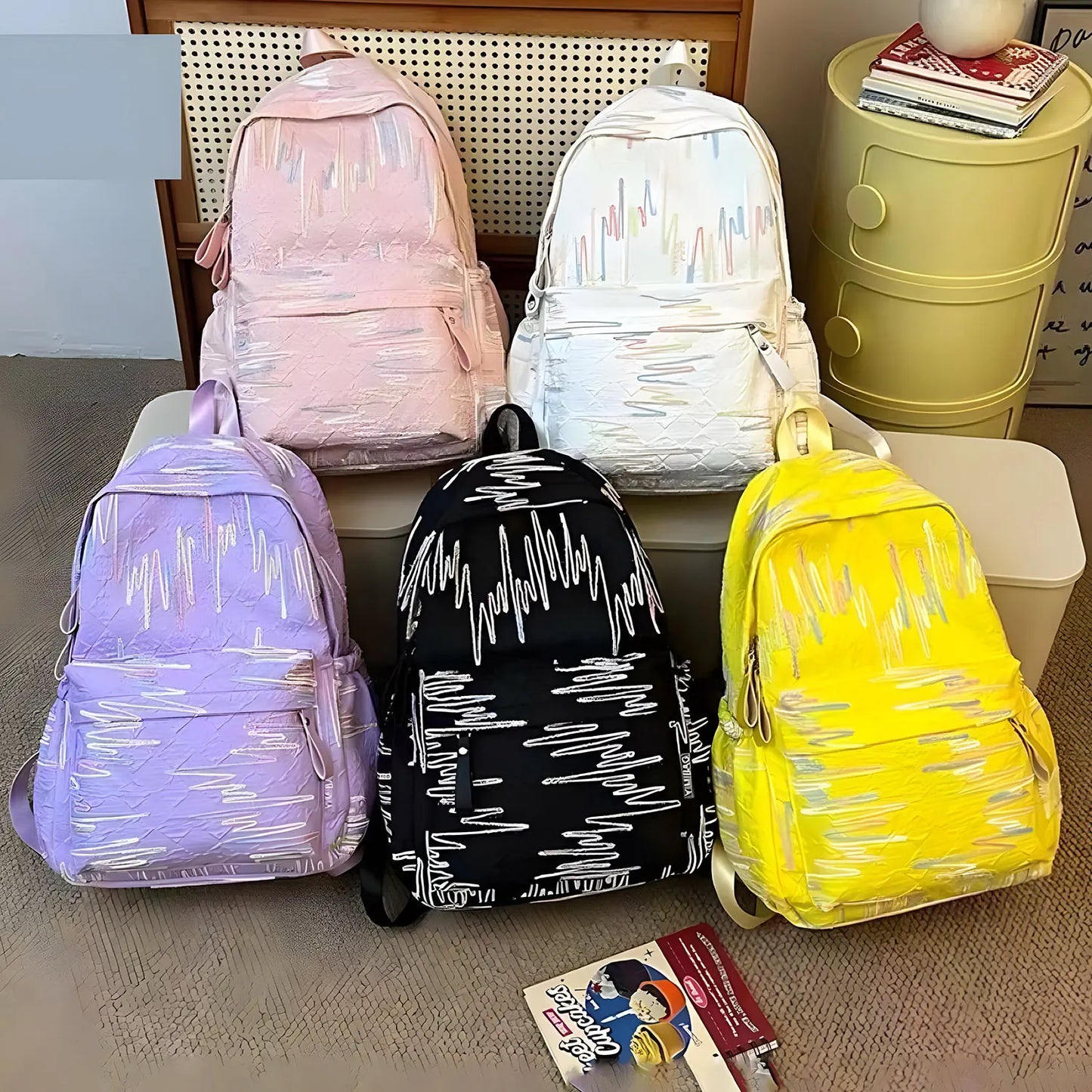Thread Work Backpack - Big / Small Size, Stylish School Bag for Teens and Adults