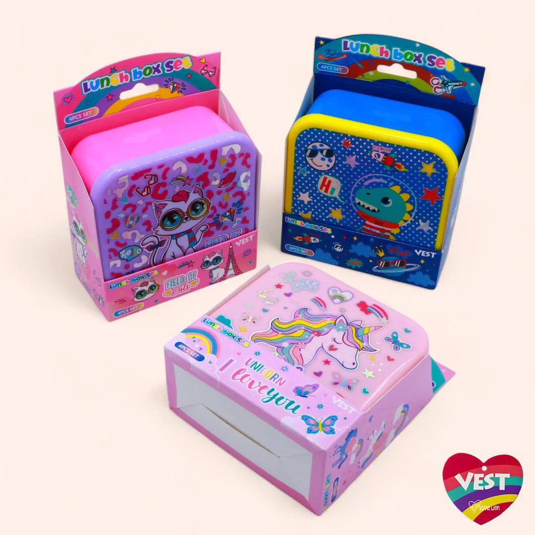 Vest Lunch Box (Set of 4)