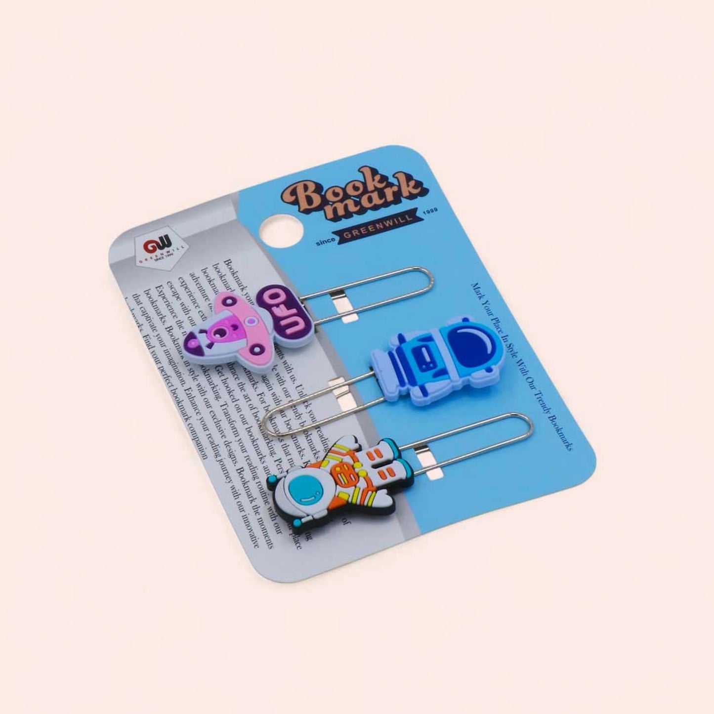 Space School Essential Combo ( Push Lock Folder + 5 Pencils + Set of Erasers + 2 Set of Sticky Notes + Space Bookmark + Spiral Diary + Sharpener)