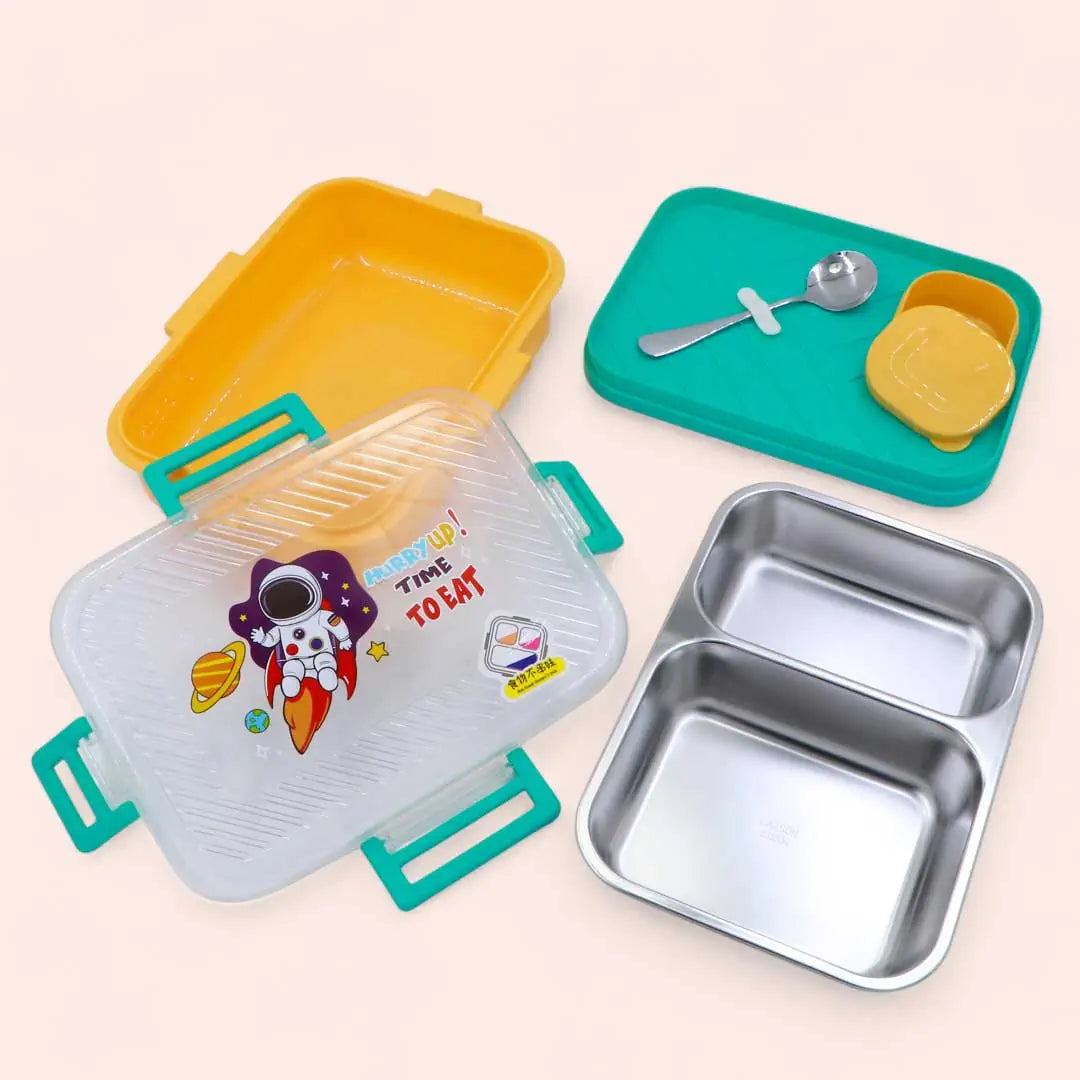 Cartoon Square Lunch Box (800ml+70ml)