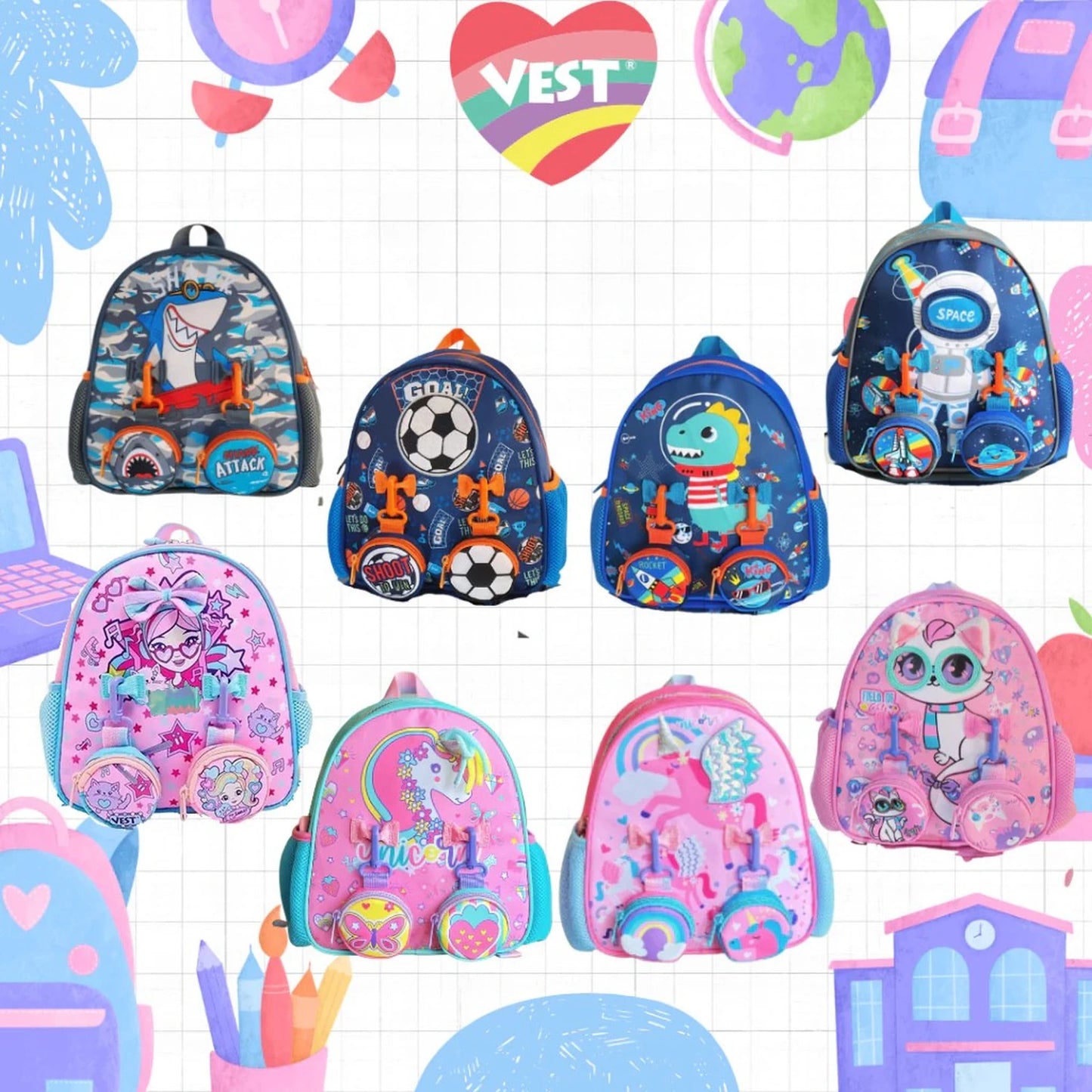 Mini Champs 10” Adventure Backpack