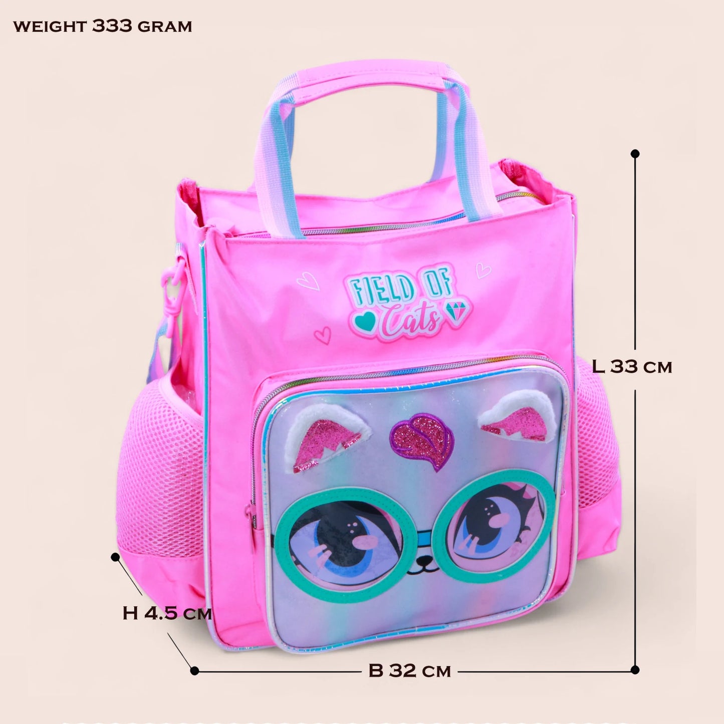 Vest Cat Tutoring Bag - Adorable, Multipurpose Kids' Backpack for School and Daily Essentials