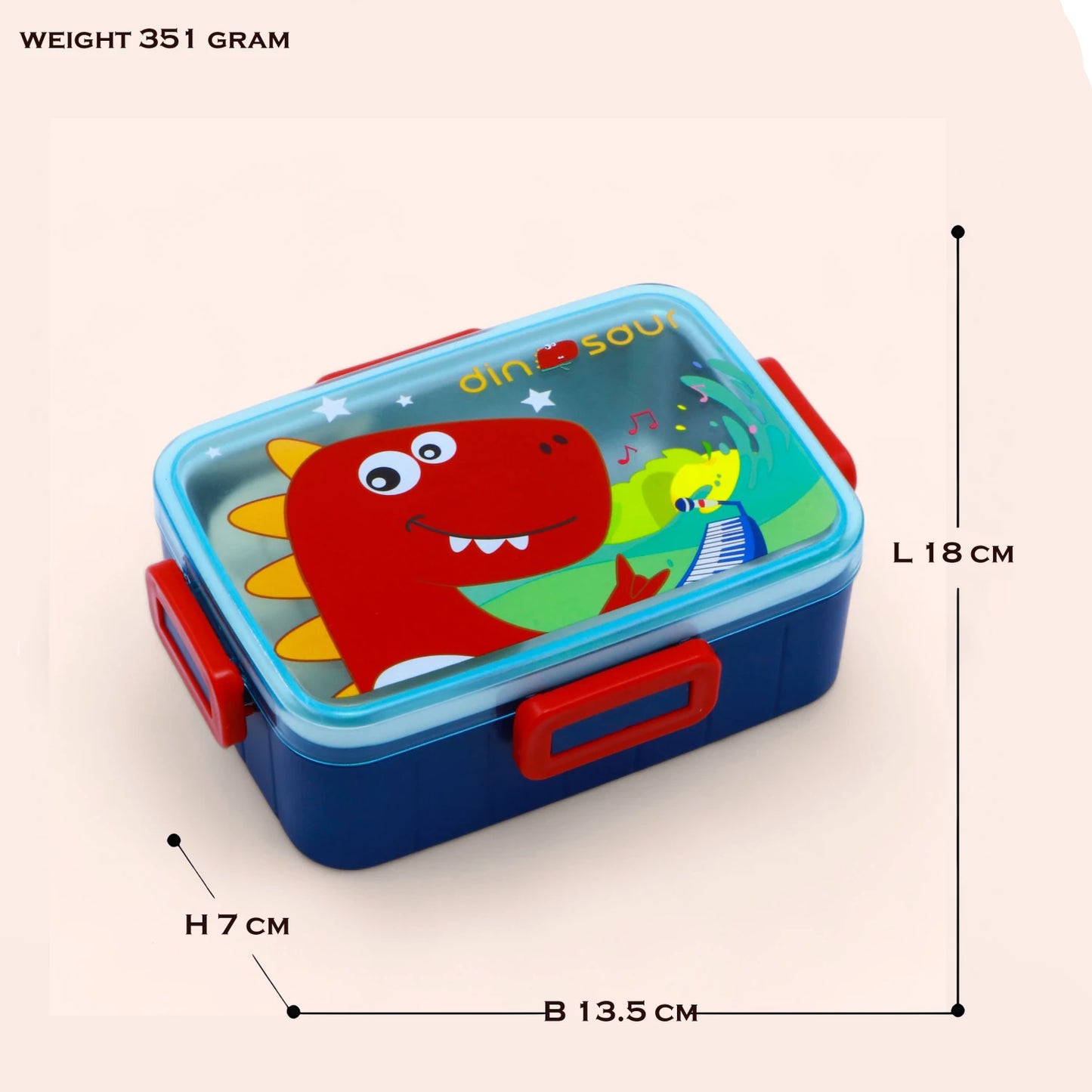 Stainless Steel Lunch Box (1Grid 600ml+Bowl 100Ml)