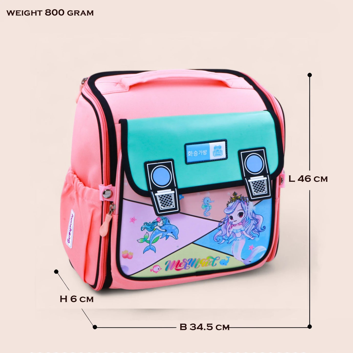 Mermaid Tails Aqua Backpack