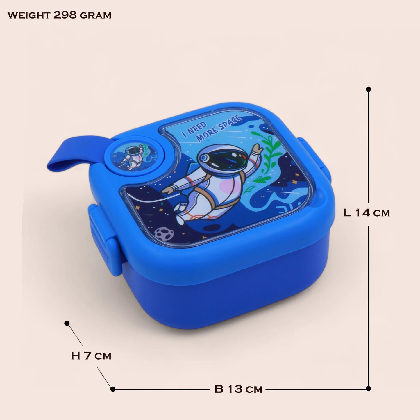 Stainless Steel Dinnerware Set for Kids (Space Lunch box)