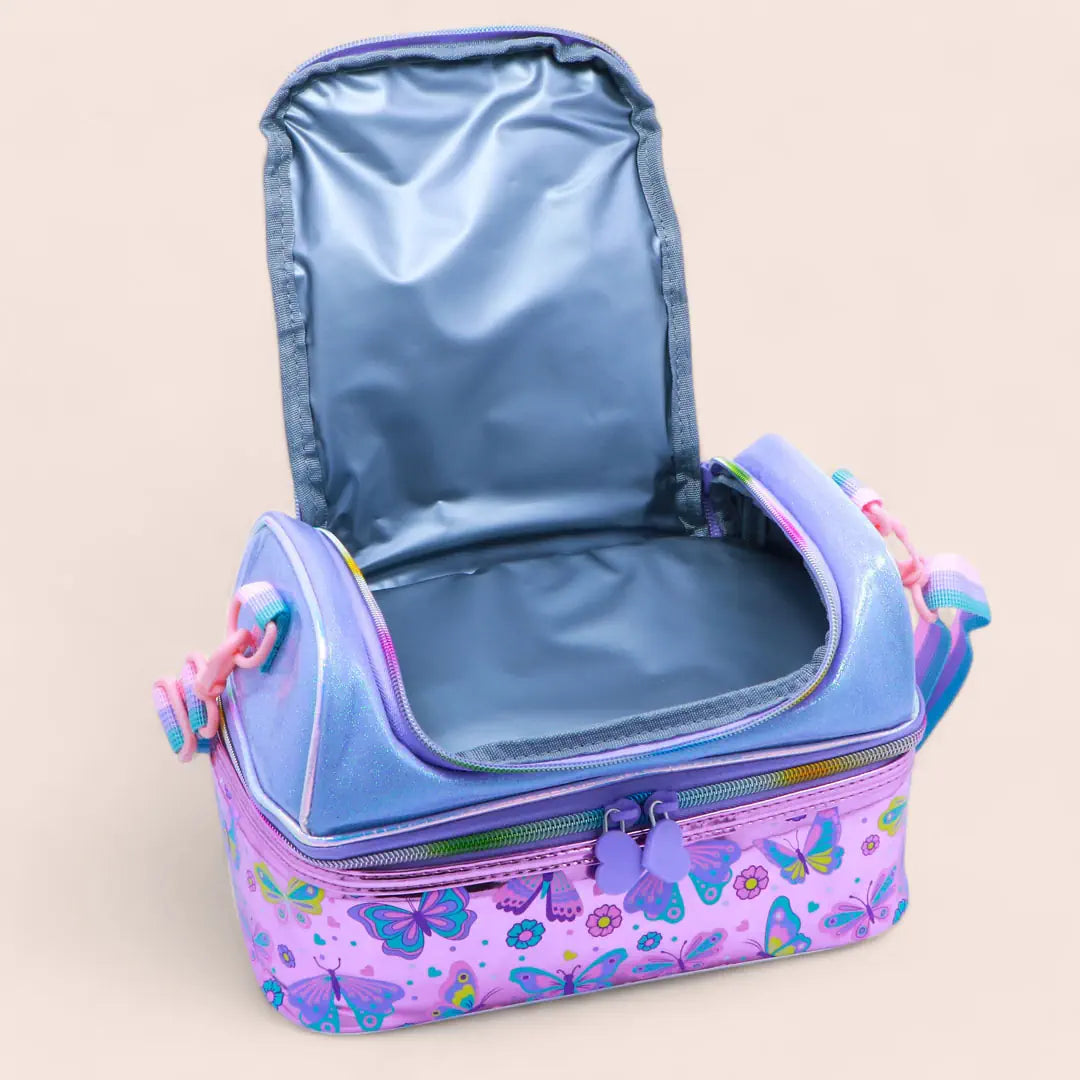 Colorful Butterfly Lunch Bag - Insulated Kids' Lunchbox