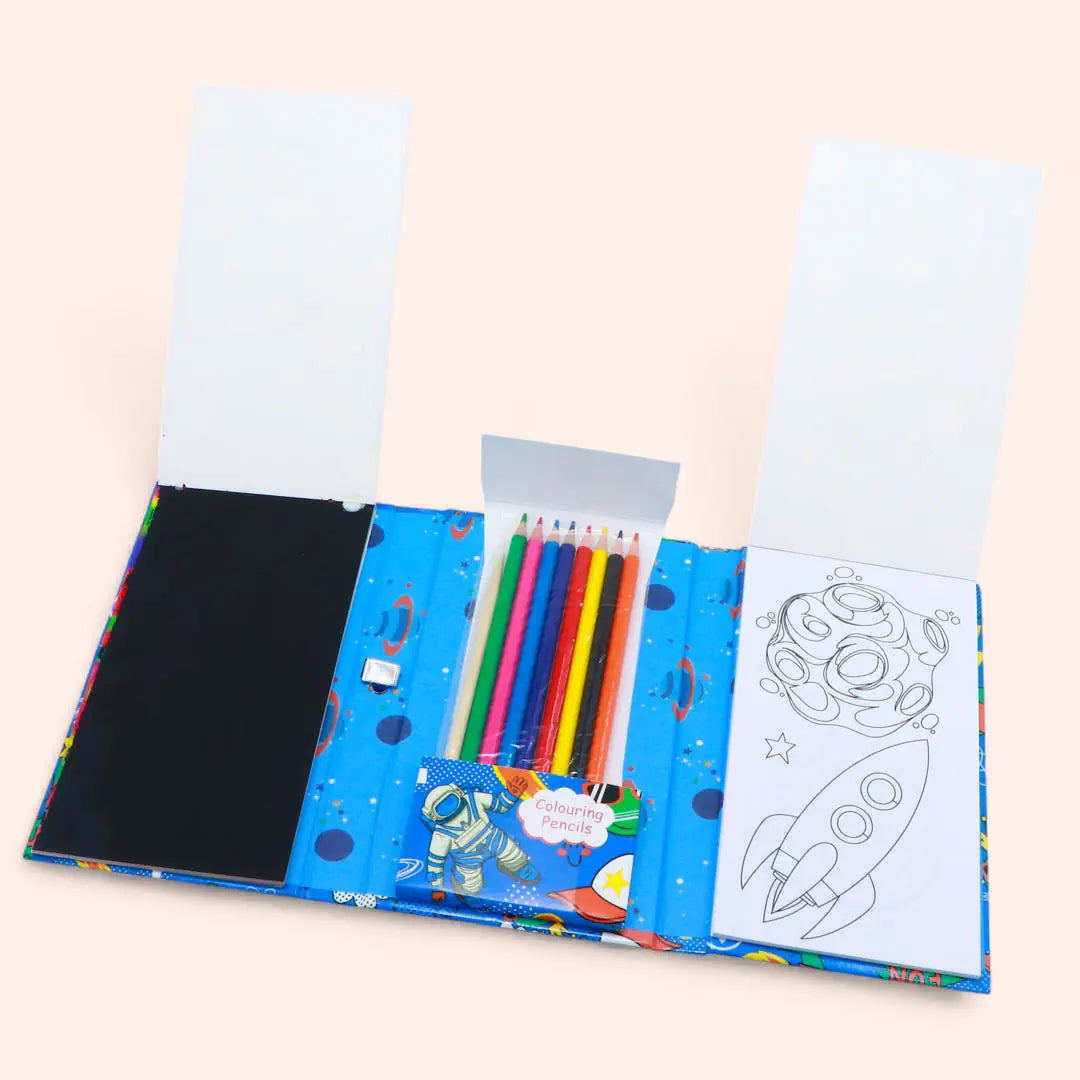 Colouring Scratch Book Set