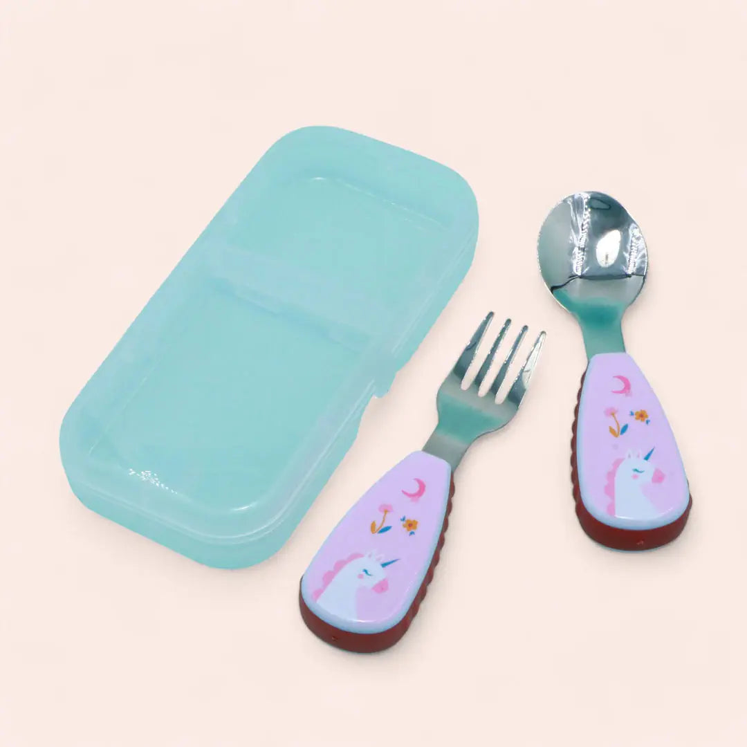 Travel Cutlery with Case (Spoon-Fork)