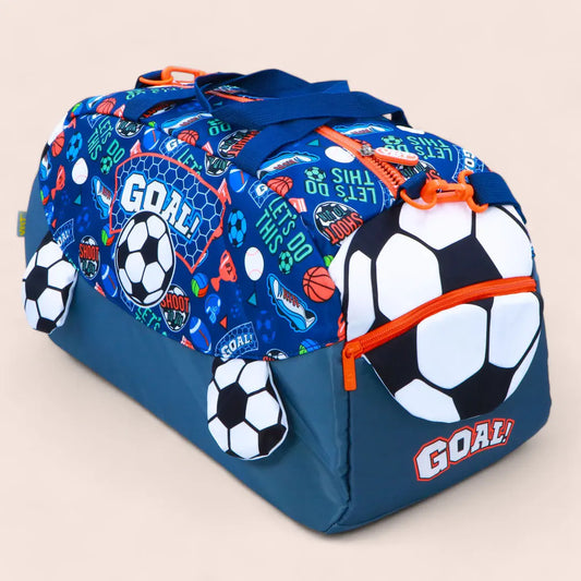 Vest Football/Soccer Duffel Bag - Water-Resistant Sports Travel Bag