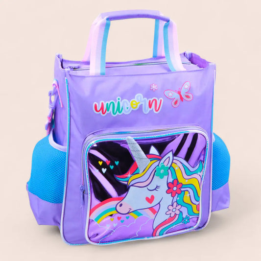 Vest Unicorn Kids' Tote Bag - Multipurpose Shoulder Bag for Tuition, Outings, Drawing Classes & Diaper Bag