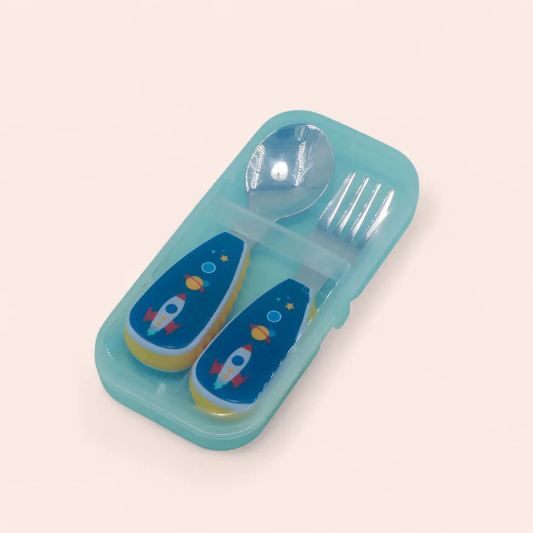 Travel Cutlery with Case (Spoon-Fork)