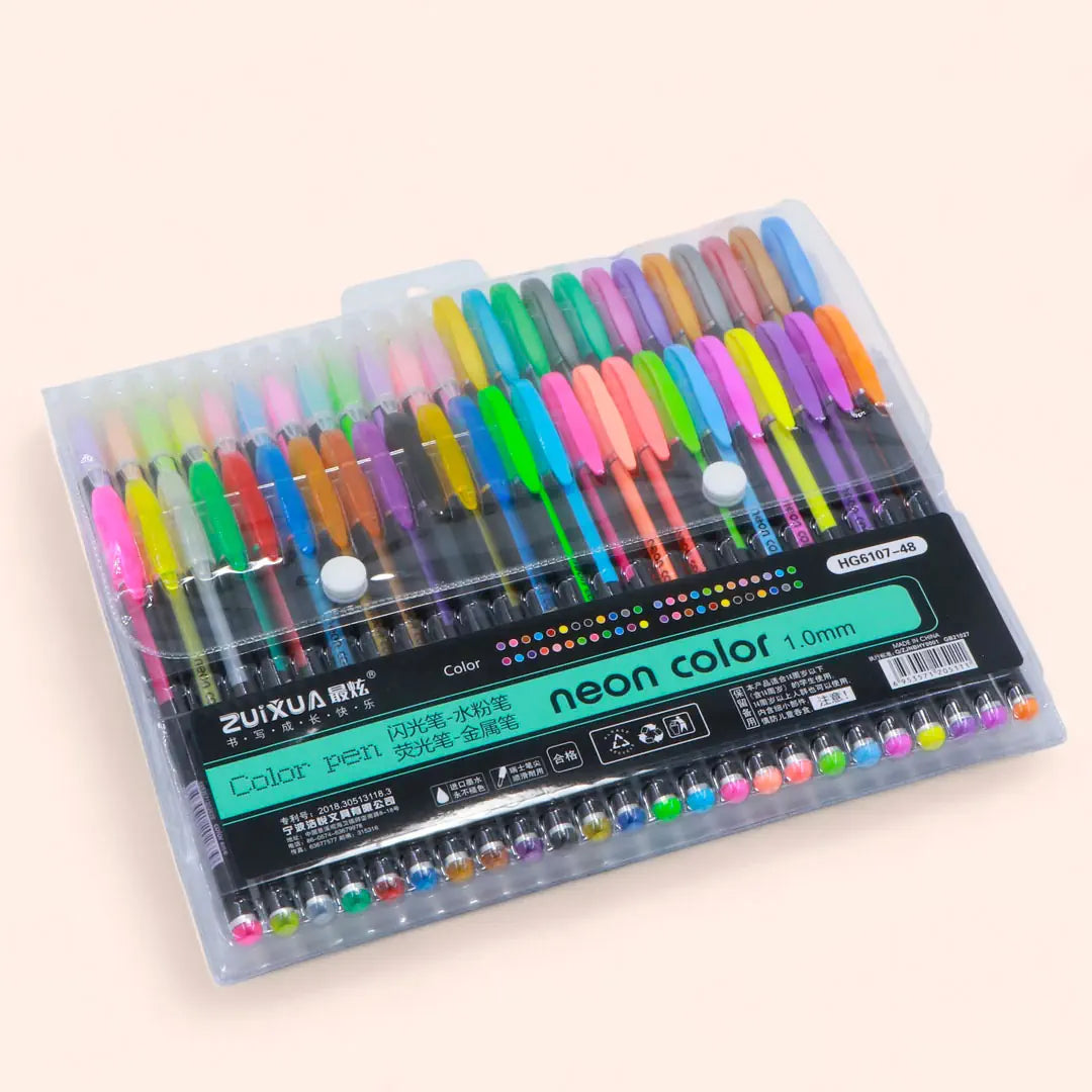 Neon Color Pen (Set of 48 Pens)