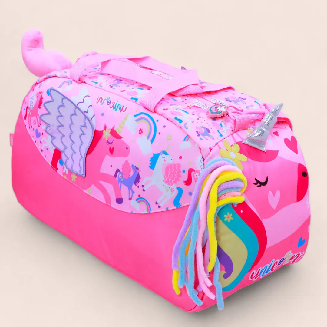 Vest Unicorn Hair Duffel Bag - Magical Travel Companion for Kids