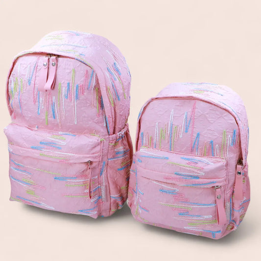 Thread Work Backpack - Big / Small Size, Stylish School Bag for Teens and Adults