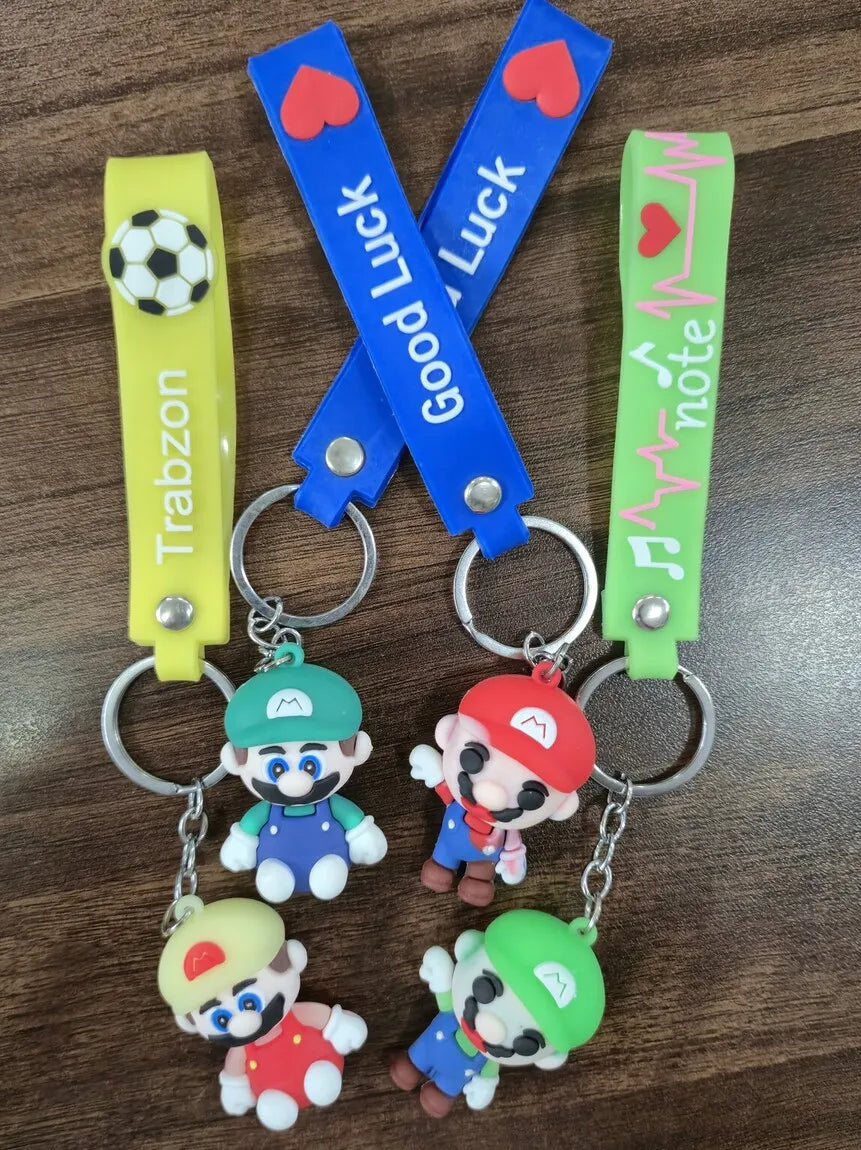 Mario Cartoon Design keychains