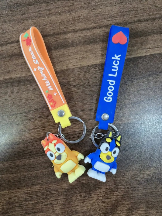 Bluey Cartoon Design Keychains