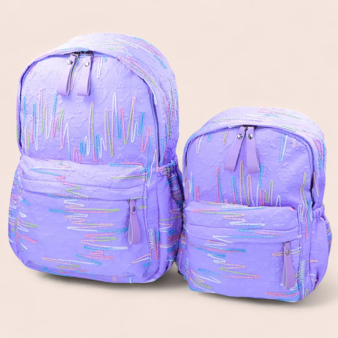 Thread Work Backpack - Big / Small Size, Stylish School Bag for Teens and Adults