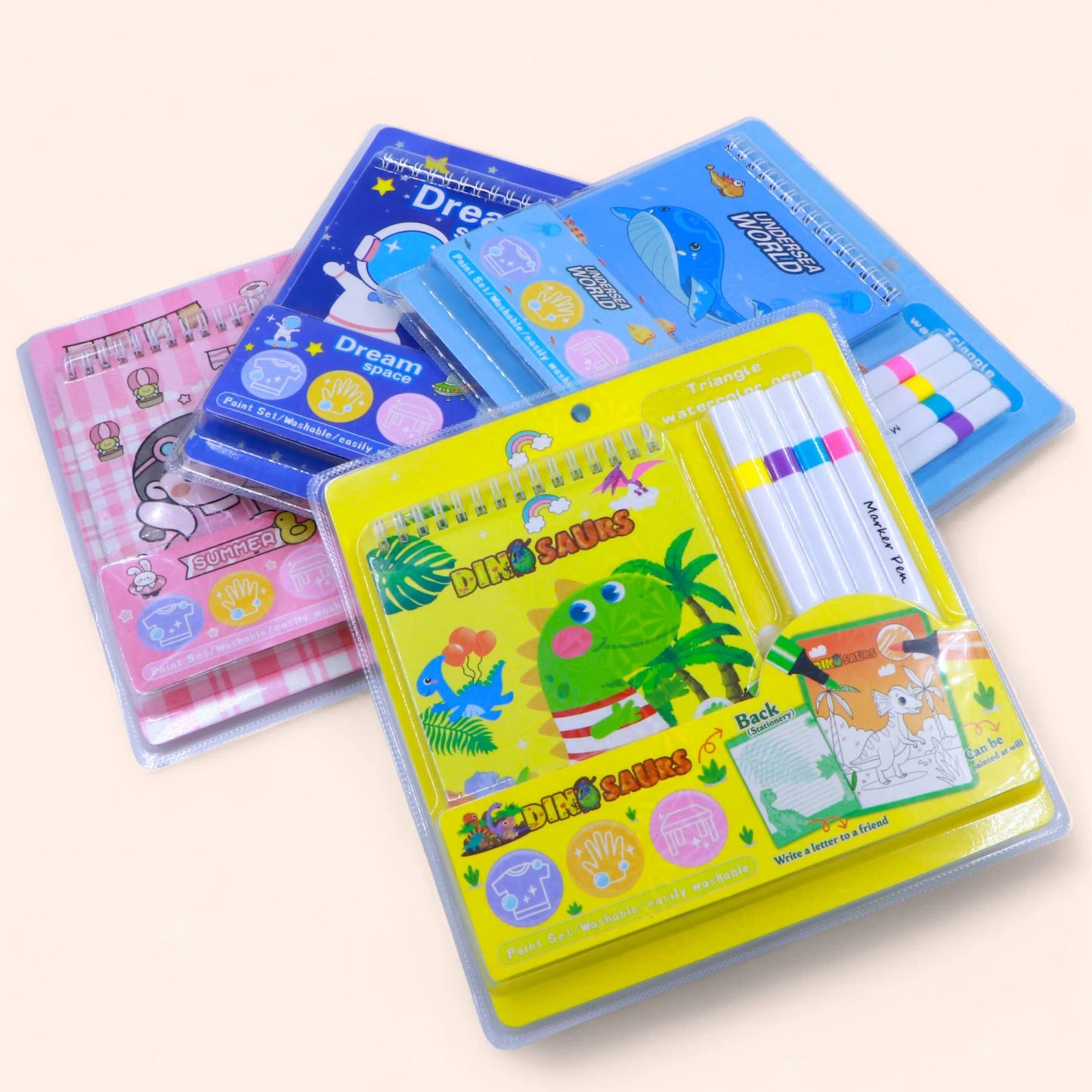 Summer Color Painting Series (with 4 Markers)