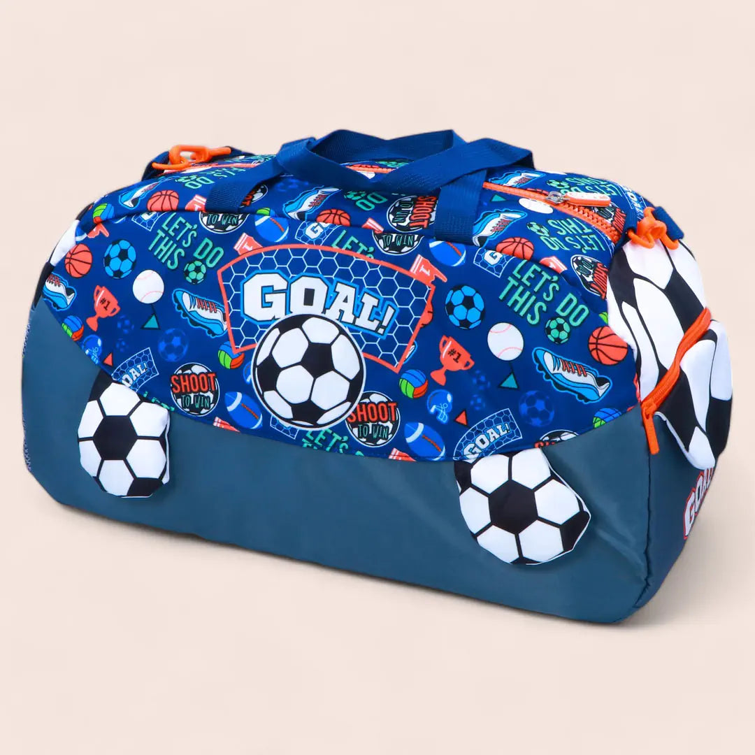 Vest Football/Soccer Duffel Bag - Water-Resistant Sports Travel Bag