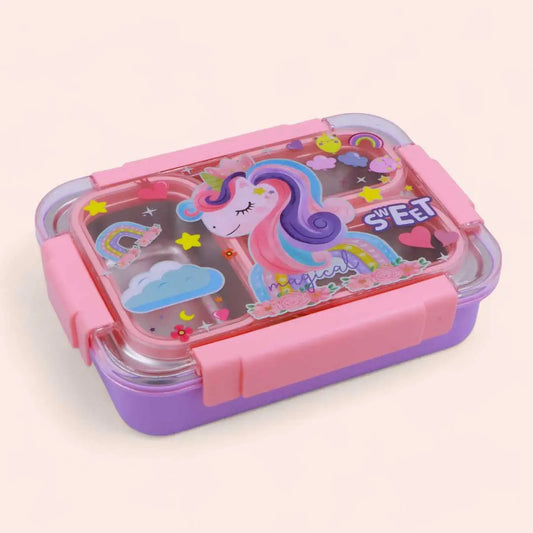 Lunch Bento Box ( 3 Compartments - Leak Proof- 710 Ml)