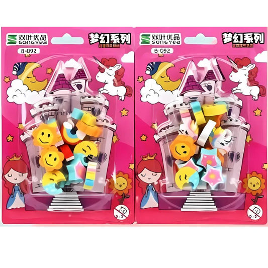 Unicorn Eraser Set
