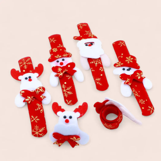 Santa Hand Slap Bands - Fun Christmas Party Favors