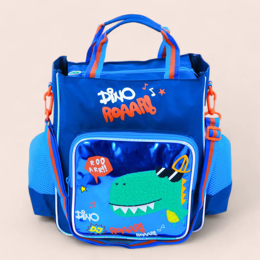 Vest Dinosaur Tutoring Bag - Prehistoric-Inspired, Multipurpose Kids' Backpack for School and Daily Essentials