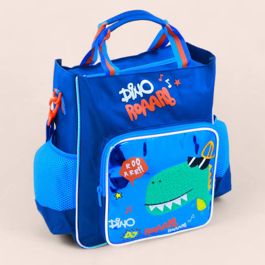 Vest Dinosaur Tutoring Bag - Prehistoric-Inspired, Multipurpose Kids' Backpack for School and Daily Essentials