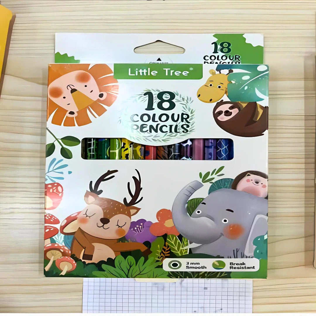 18 Colour Pencil Set